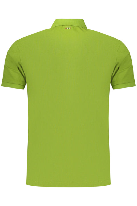 Napapijri Polo Maniche Corte Uomo Verde