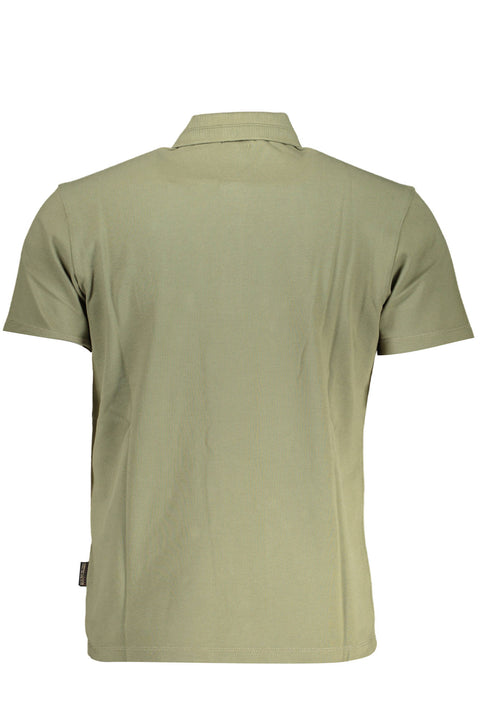 Napapijri Polo Maniche Corte Uomo Verde