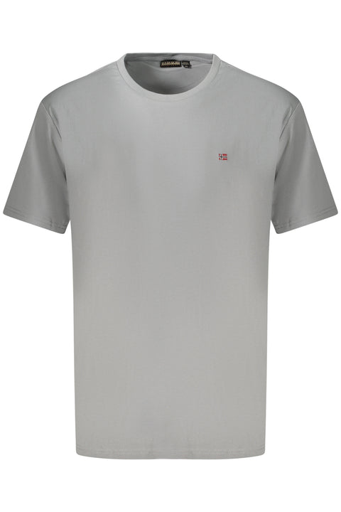 Napapijri T-Shirt Maniche Corte Uomo Grigio