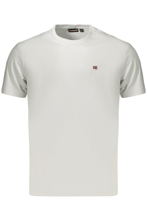 Napapijri T-Shirt Maniche Corte Uomo Grigio
