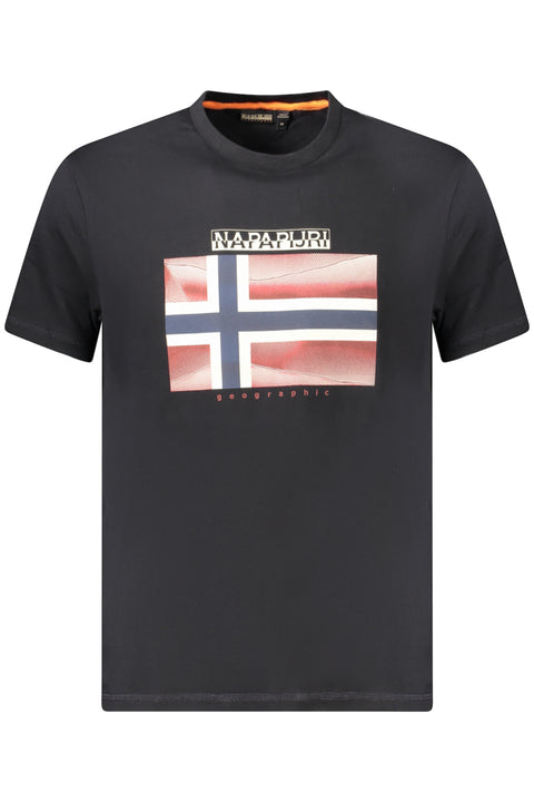 Napapijri T-Shirt Maniche Corte Uomo Nero