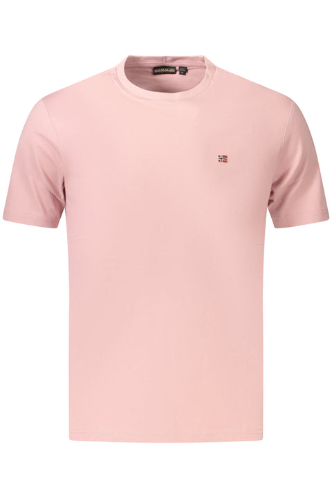 Napapijri T-Shirt Maniche Corte Uomo Rosa
