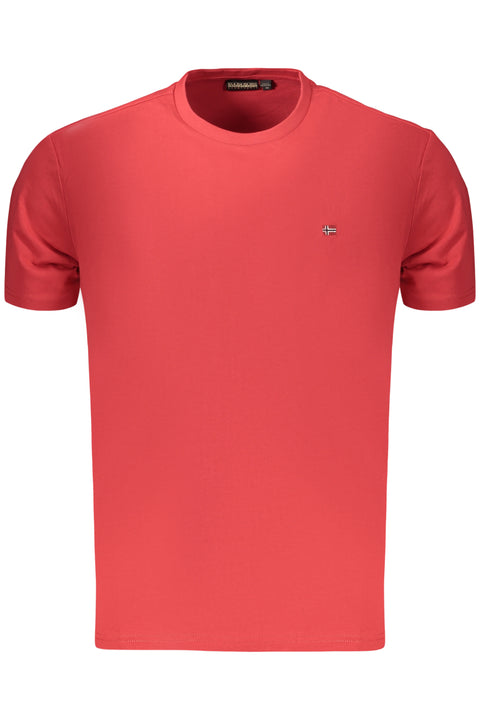 Napapijri T-Shirt Maniche Corte Uomo Rosso