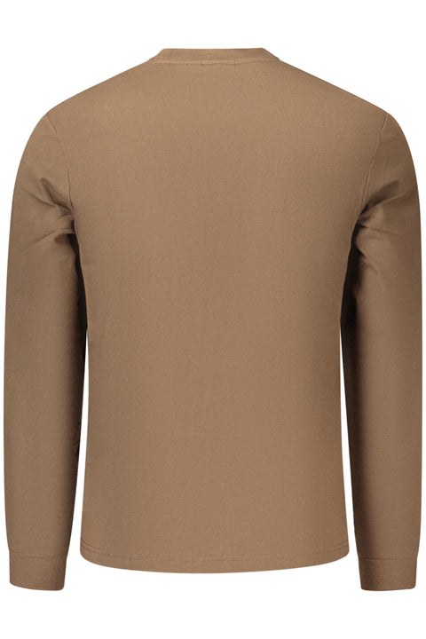 Napapijri T-Shirt Maniche Lunghe Uomo Marrone