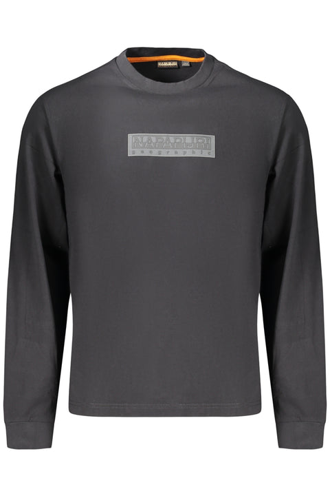 Napapijri T-Shirt Maniche Lunghe Uomo Nero