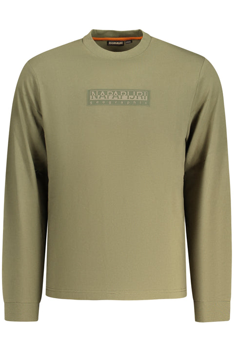 Napapijri T-Shirt Maniche Lunghe Uomo Verde