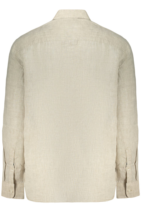 North Sails Camicia Maniche Corte Uomo Beige
