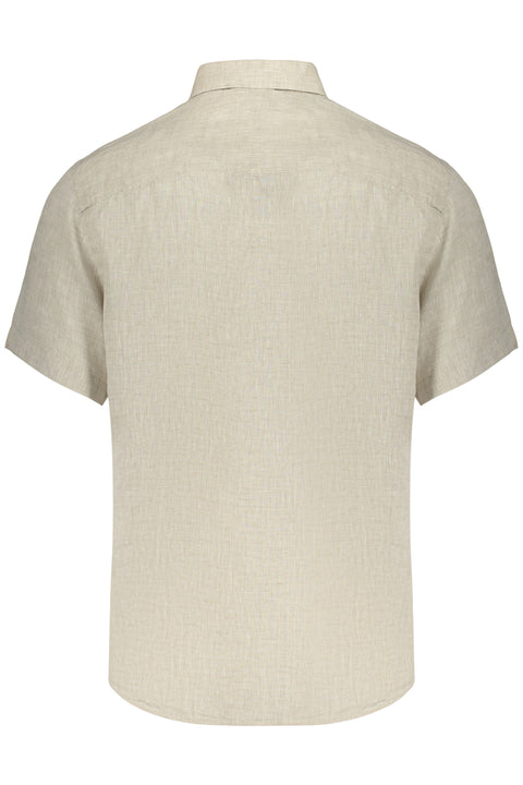 North Sails Camicia Maniche Corte Uomo Beige