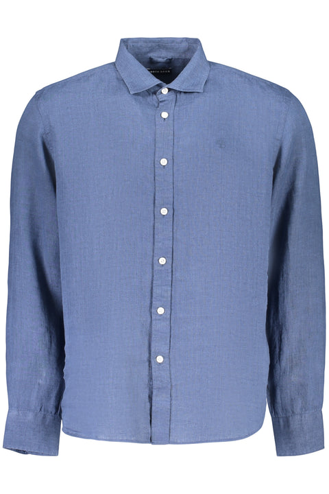 North Sails Camicia Maniche Corte Uomo Blu