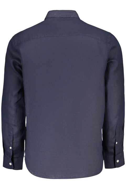 North Sails Camicia Maniche Corte Uomo Blu
