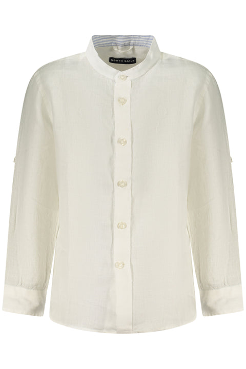 North Sails Camicia Maniche Lunghe Bambino Bianco