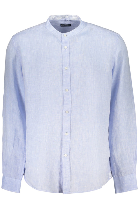 North Sails Camicia Maniche Lunghe Uomo Azzurro