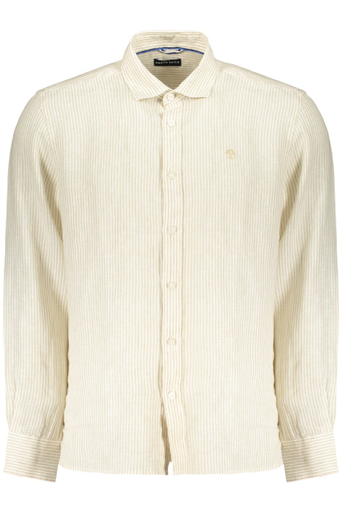 North Sails Camicia Maniche Lunghe Uomo Beige