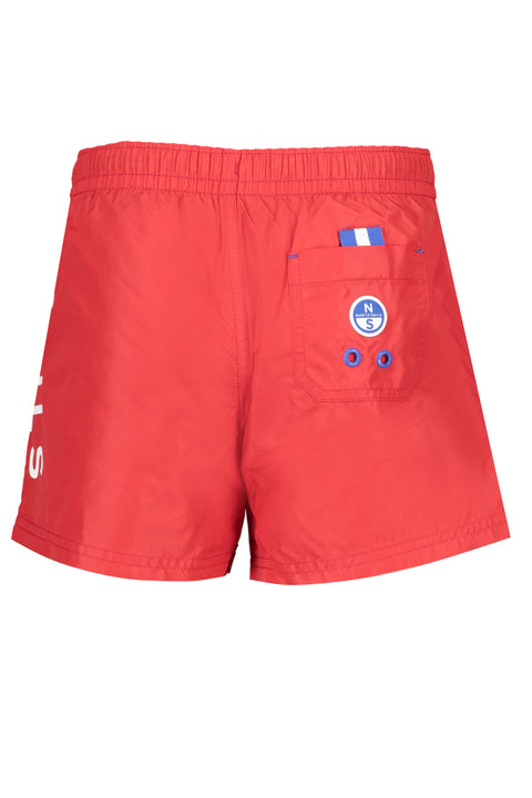 North Sails Costume Parte Sotto Bambino Rosso