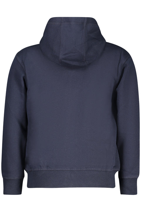 North Sails Felpa Con Zip Bambino Blu