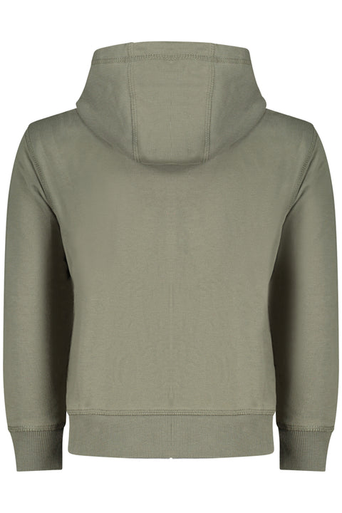 North Sails Felpa Con Zip Bambino Verde