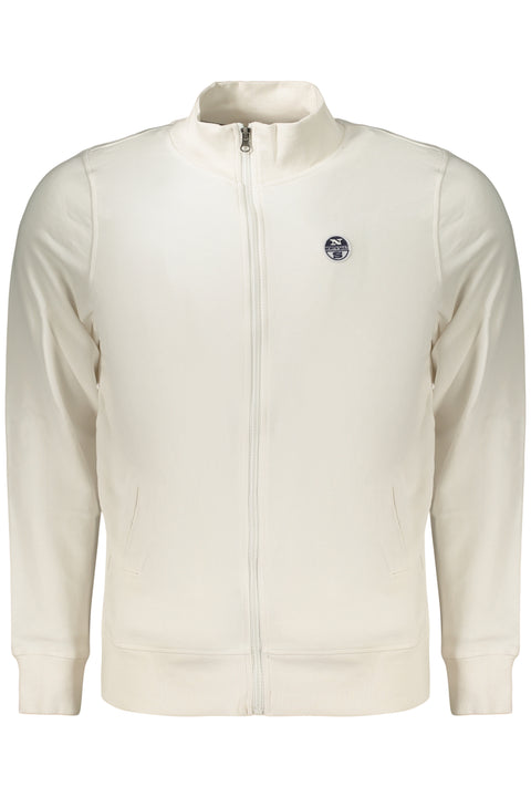 North Sails Felpa Con Zip Uomo Bianco