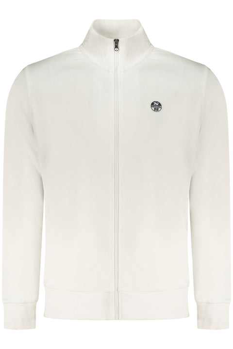 North Sails Felpa Con Zip Uomo Bianco