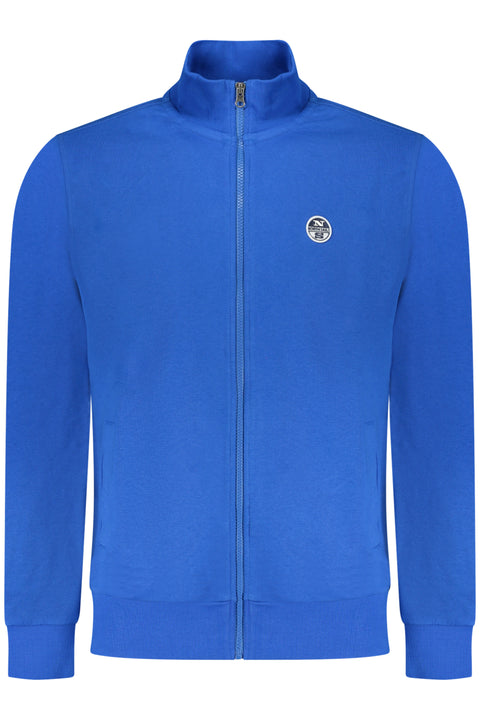 North Sails Felpa Con Zip Uomo Blu