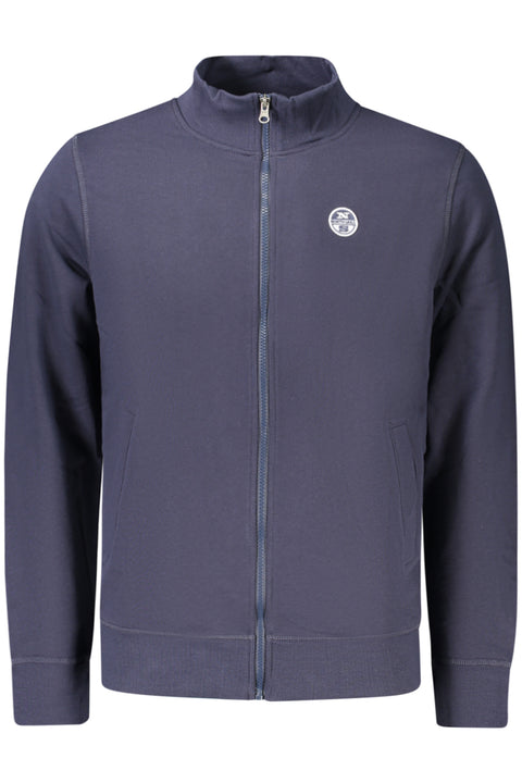 North Sails Felpa Con Zip Uomo Blu