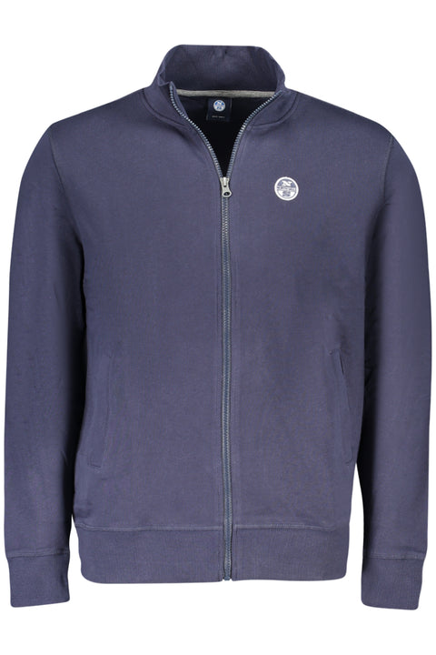 North Sails Felpa Con Zip Uomo Blu