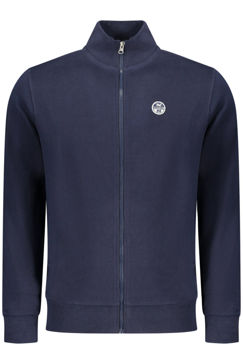 North Sails Felpa Con Zip Uomo Blu