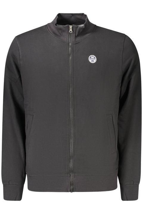 North Sails Felpa Con Zip Uomo Nero