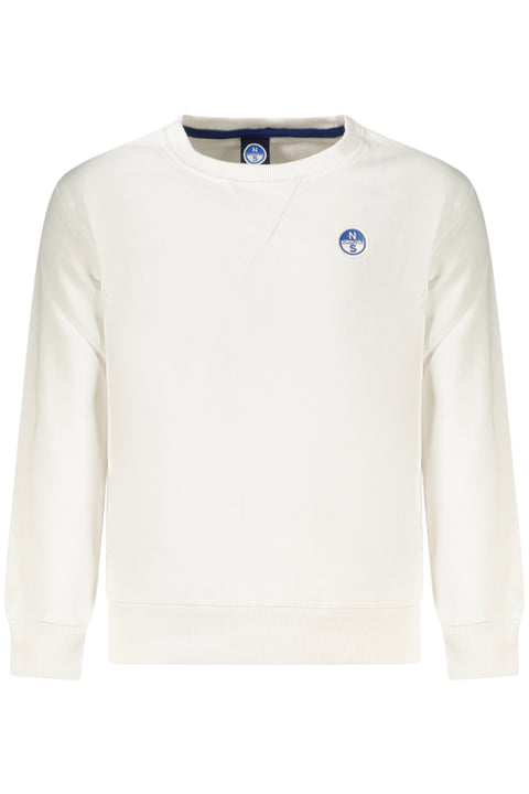 North Sails Felpa Senza Zip Bambino Bianco