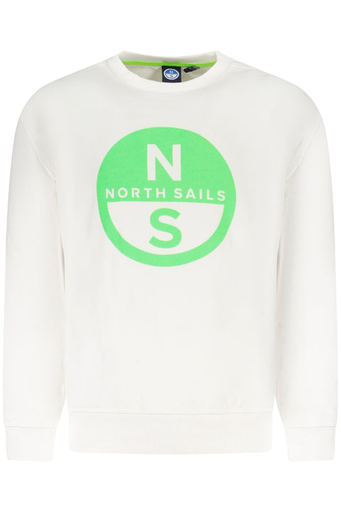 North Sails Felpa Senza Zip Bambino Bianco