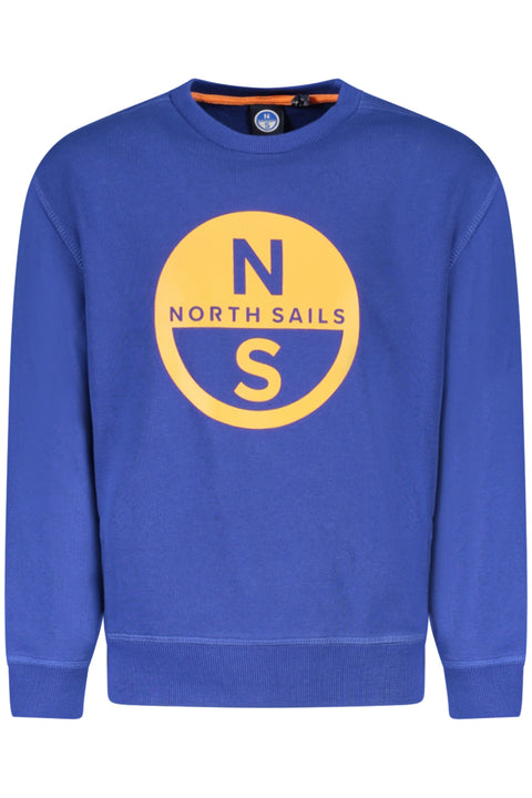 North Sails Felpa Senza Zip Bambino Blu