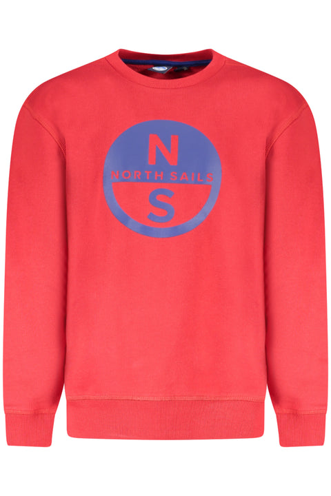 North Sails Felpa Senza Zip Bambino Rosso