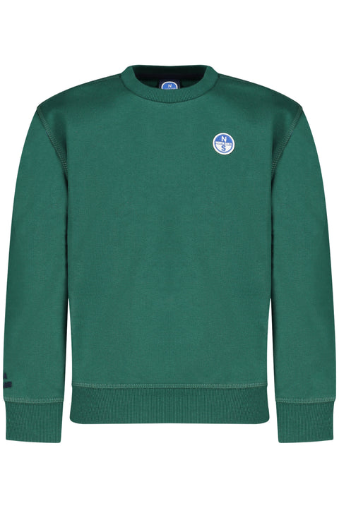 North Sails Felpa Senza Zip Bambino Verde