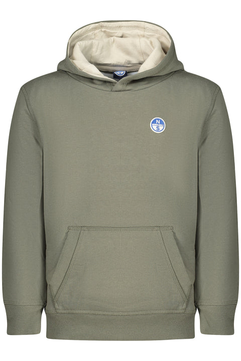 North Sails Felpa Senza Zip Bambino Verde