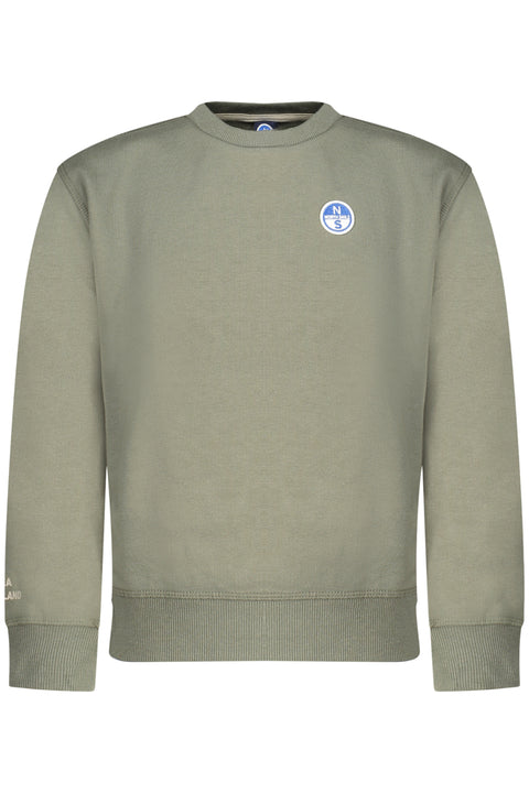 North Sails Felpa Senza Zip Bambino Verde