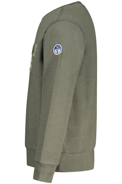 North Sails Felpa Senza Zip Bambino Verde