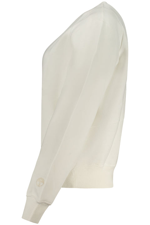 North Sails Felpa Senza Zip Donna Bianco
