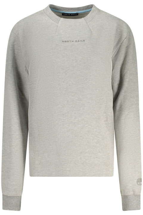 North Sails Felpa Senza Zip Donna Grigio