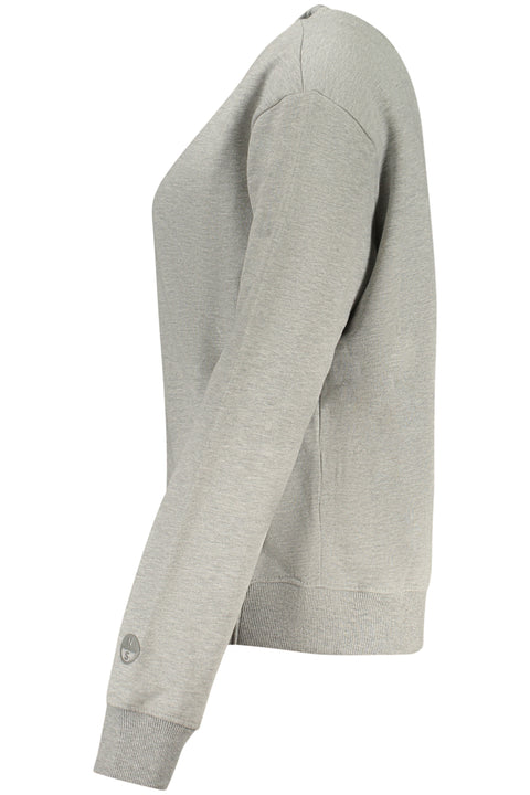 North Sails Felpa Senza Zip Donna Grigio