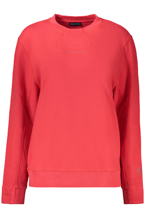 North Sails Felpa Senza Zip Donna Rosso