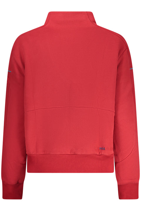North Sails Felpa Senza Zip Donna Rosso