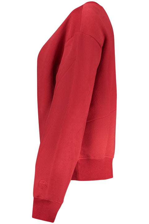 North Sails Felpa Senza Zip Donna Rosso