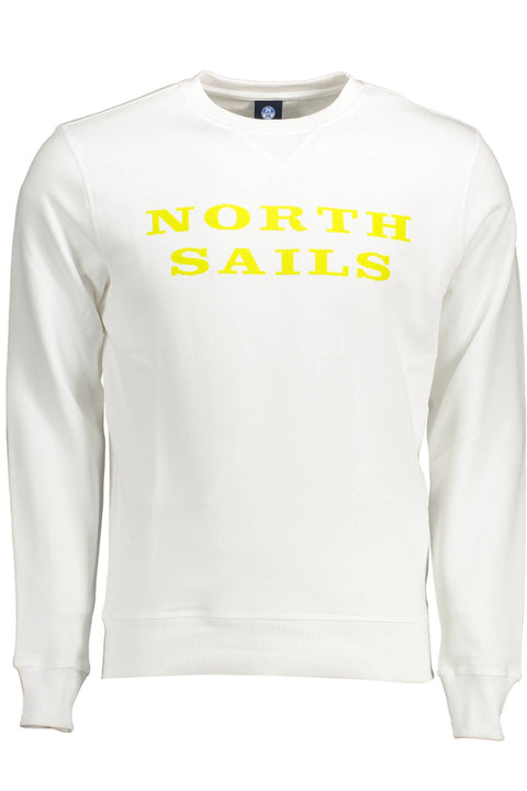 North Sails Felpa Senza Zip Uomo Bianco