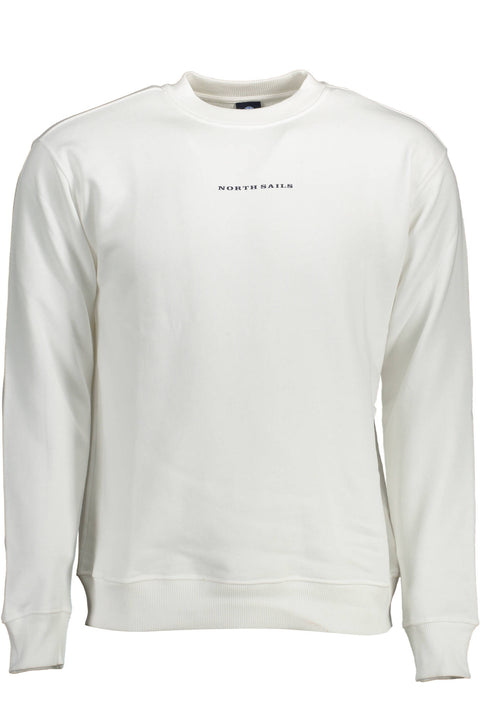 North Sails Felpa Senza Zip Uomo Bianco