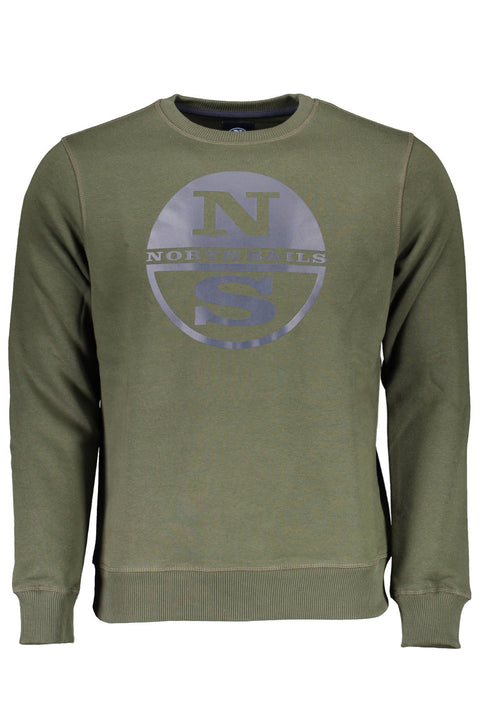 North Sails Felpa Senza Zip Uomo Verde