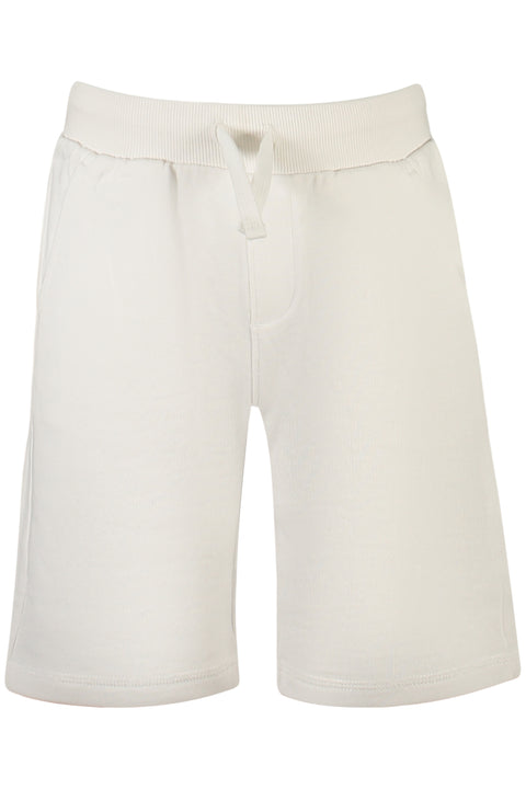 North Sails Pantalone Tuta Corto Bambino Bianco