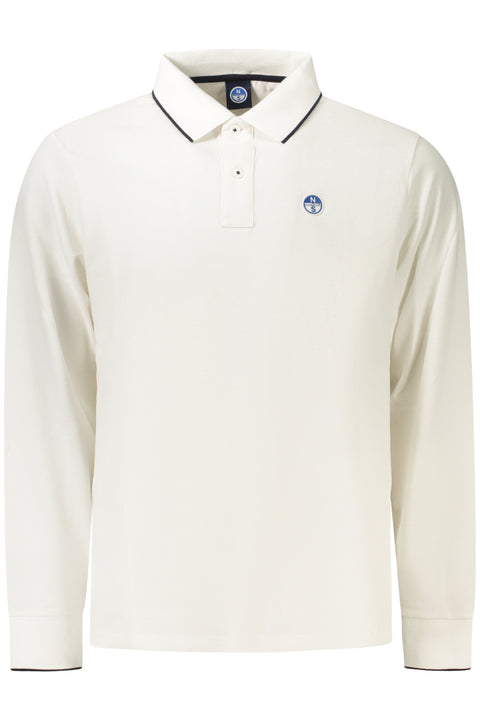 North Sails Polo Maniche Lunghe Uomo Bianco