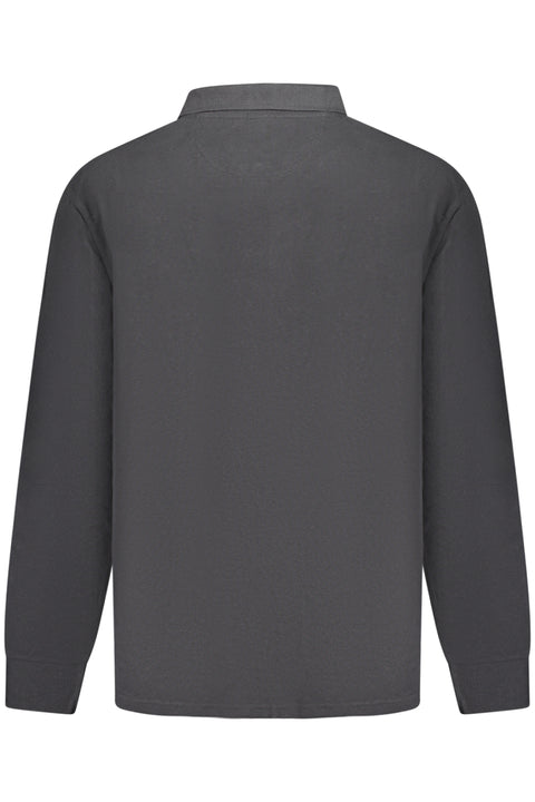 North Sails Polo Maniche Lunghe Uomo Nero