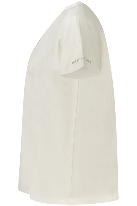 North Sails T-Shirt Maniche Corte Donna Bianco