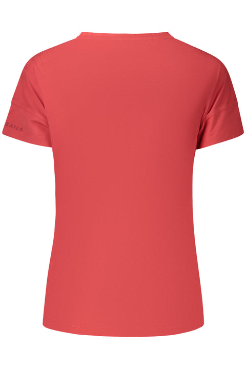 North Sails T-Shirt Maniche Corte Donna Rosso