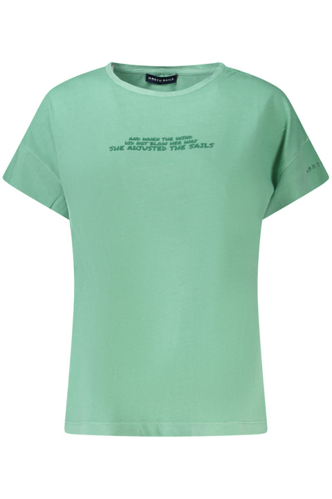 North Sails T-Shirt Maniche Corte Donna Verde